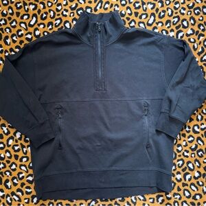 Old Navy Black Half-Zip Pullover